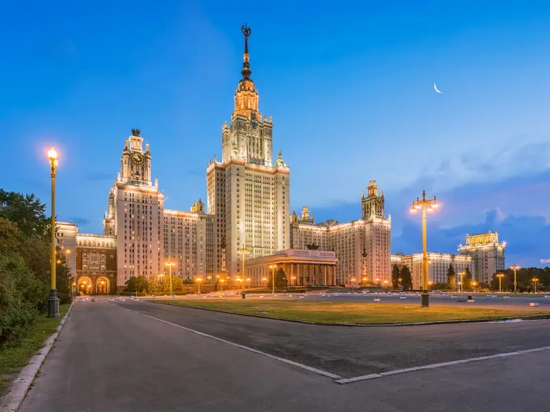 Групповая экскурсия по вечерней Москве