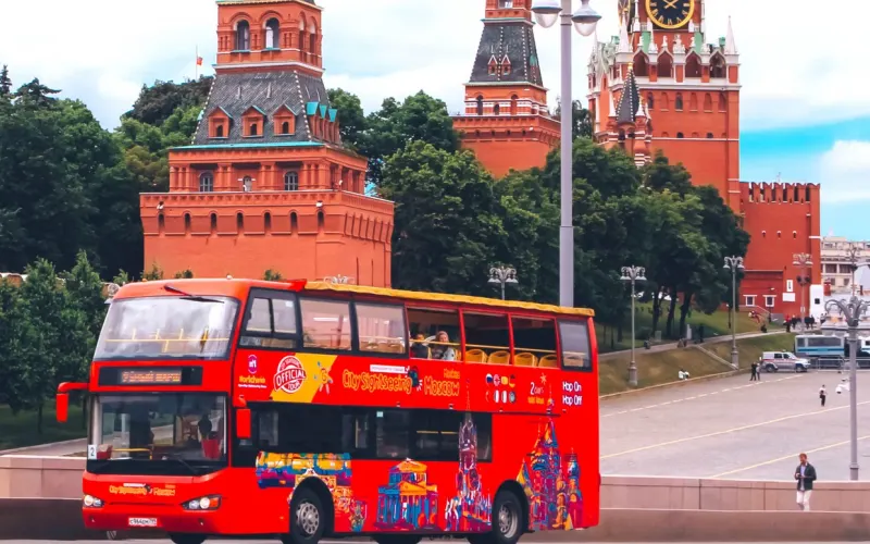 Москва на двухэтажном автобусе с аудиогидом