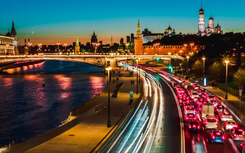 Автобусная экскурсия «Огни вечерней Москвы»