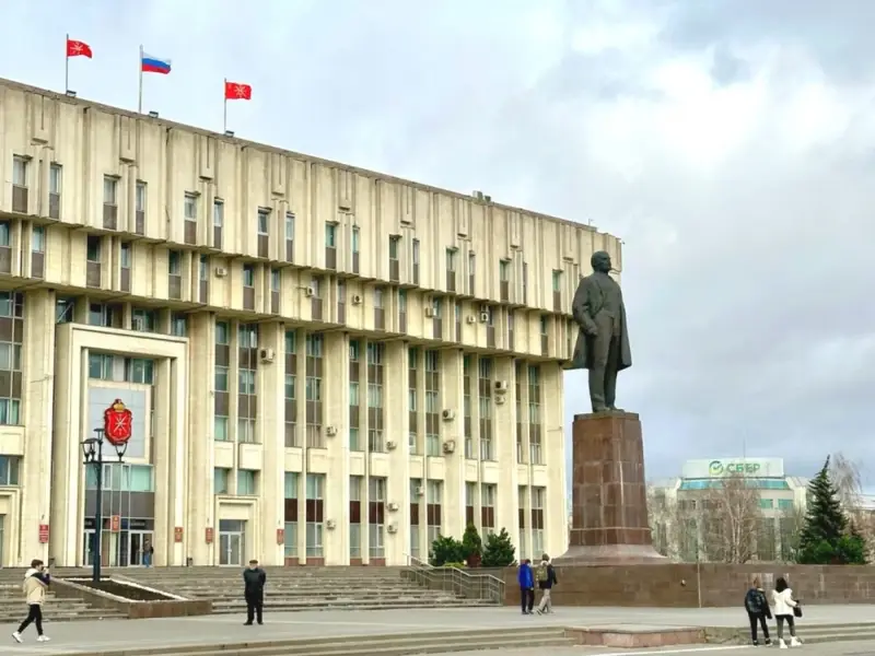 По центральной улице Тулы
