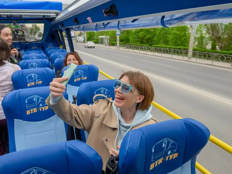 На автобусе-кабриолете по Самаре!