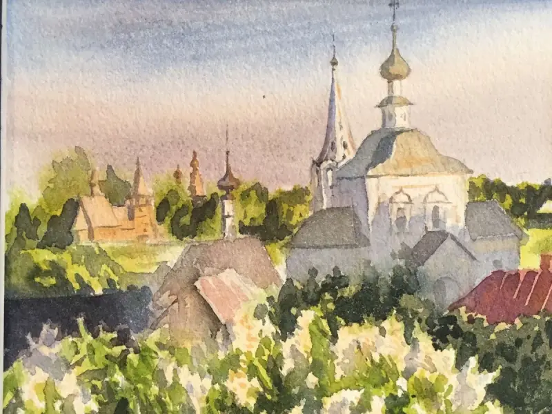 Пленэр в былинном Суздале