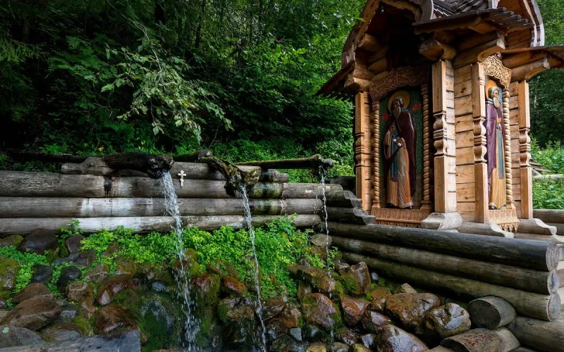 Водопад Гремячий ключ и русская Гефсимания